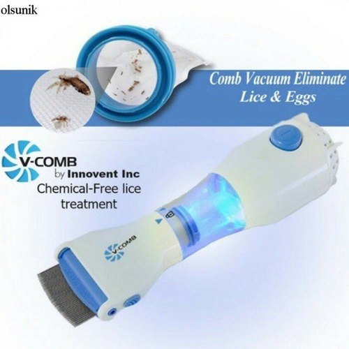 Anti Lice Metal Comb with 4 Filters |  Fine Tooth Head Lice & Nit Removal Comb
